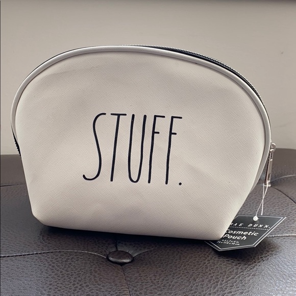 NEW Rae Dunn Cosmetic Pouch “STUFF” - Picture 1 of 3